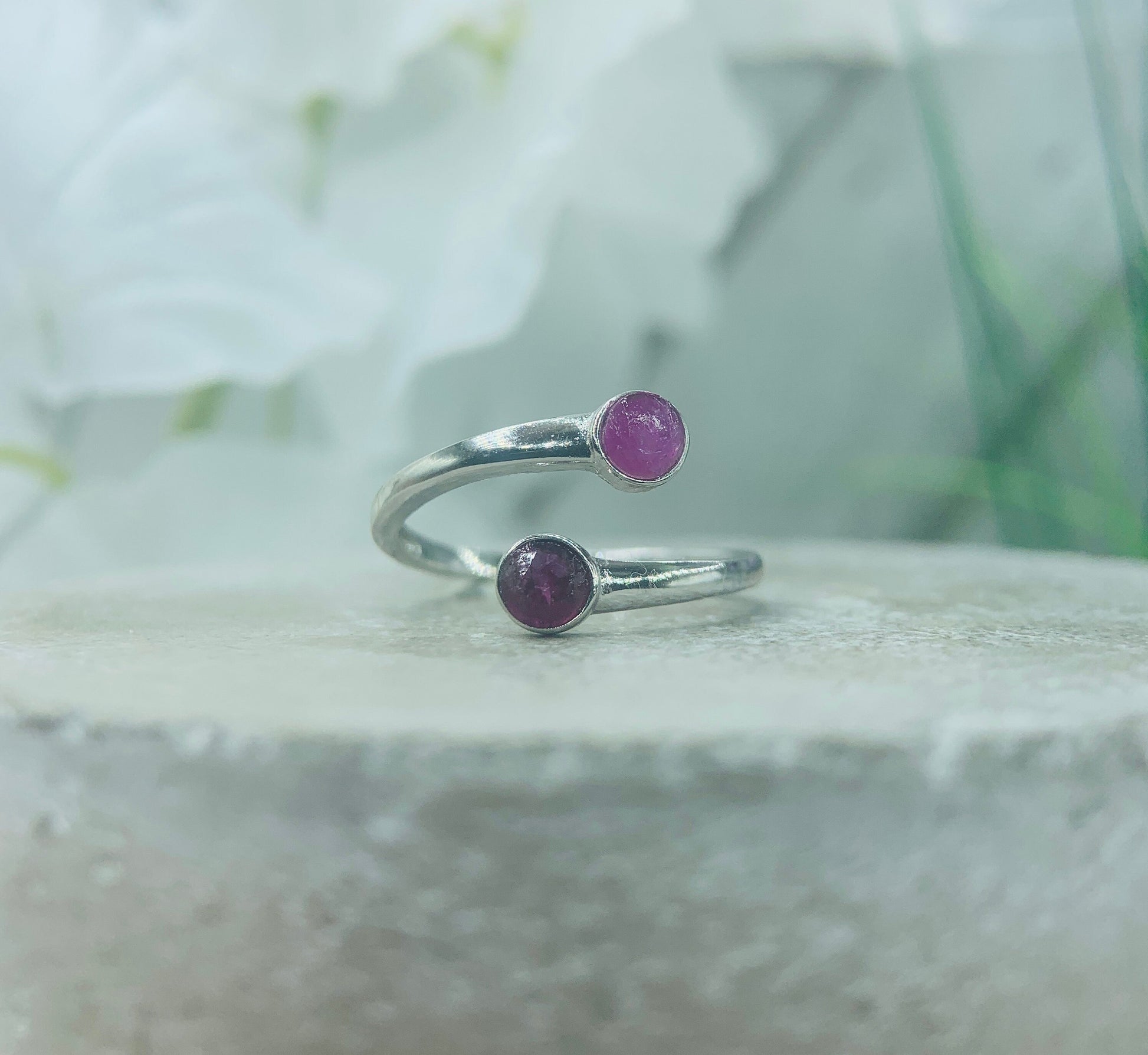 Infinity ~ gemstone keepsake ~ made with ashes ~ horizontal oval gemstone ~ jewelry made with hair ~ gems made with beach sand ~ flowers