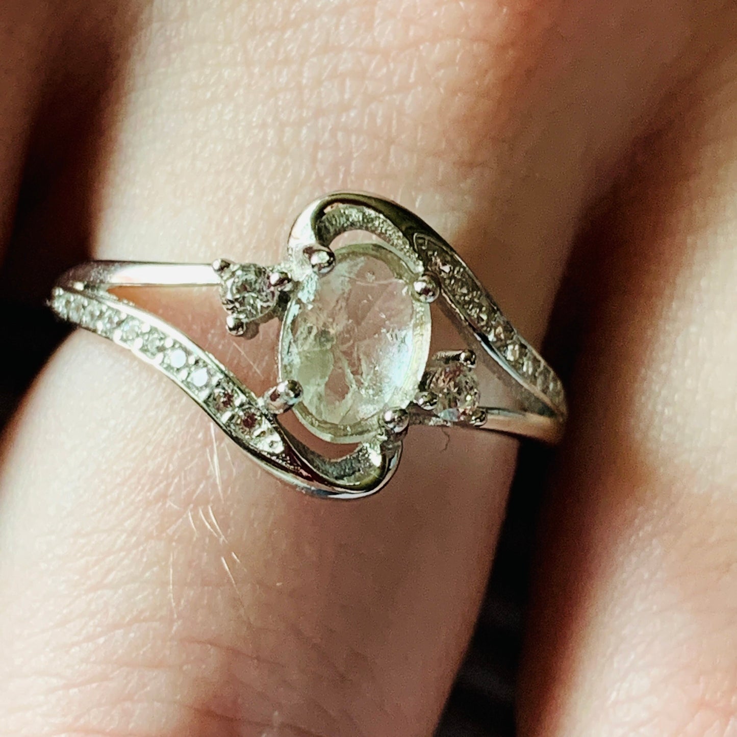 Glorious ~ gemstone keepsake ~ made with ashes ~ horizontal oval gemstone ~ jewelry made with hair ~ gems made with beach sand ~ flowers