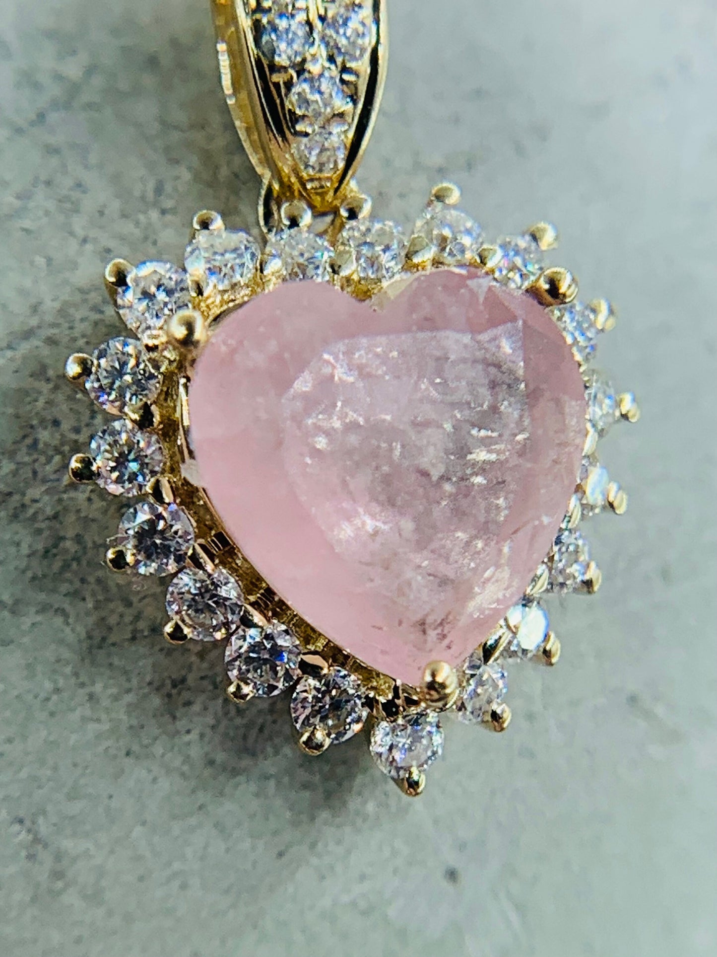 RAINBOW *14k gold pendant *memorial jewelry *cremation jewelry *ashes jewelry *memorial crystal *cremation crystal *cremation jewelry