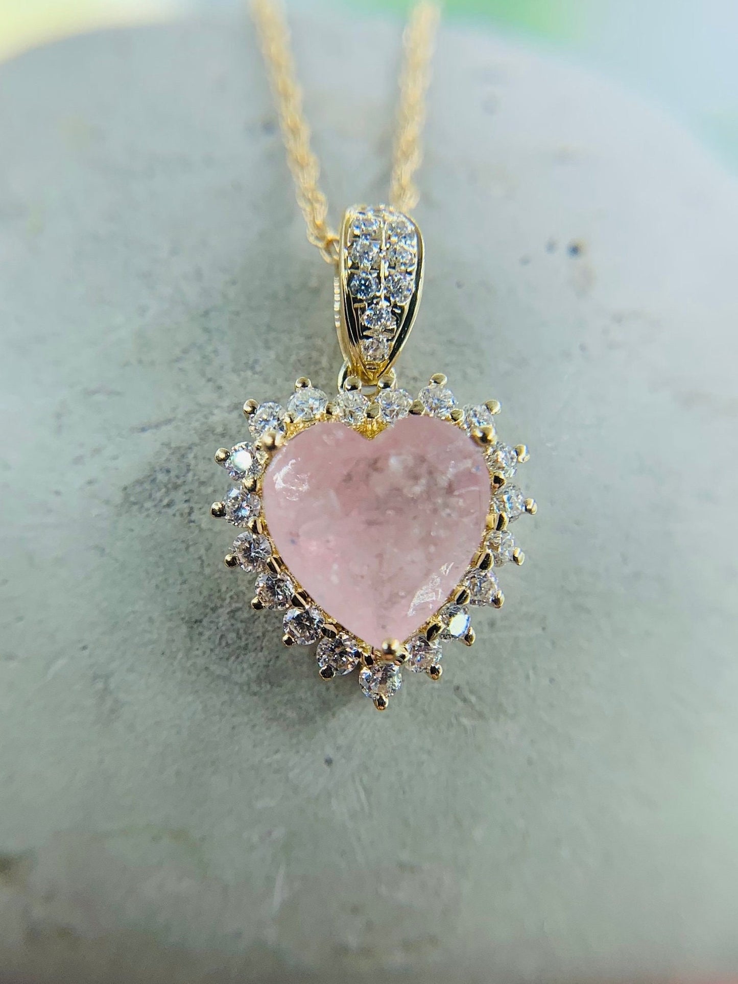 RAINBOW *14k gold pendant *memorial jewelry *cremation jewelry *ashes jewelry *memorial crystal *cremation crystal *cremation jewelry