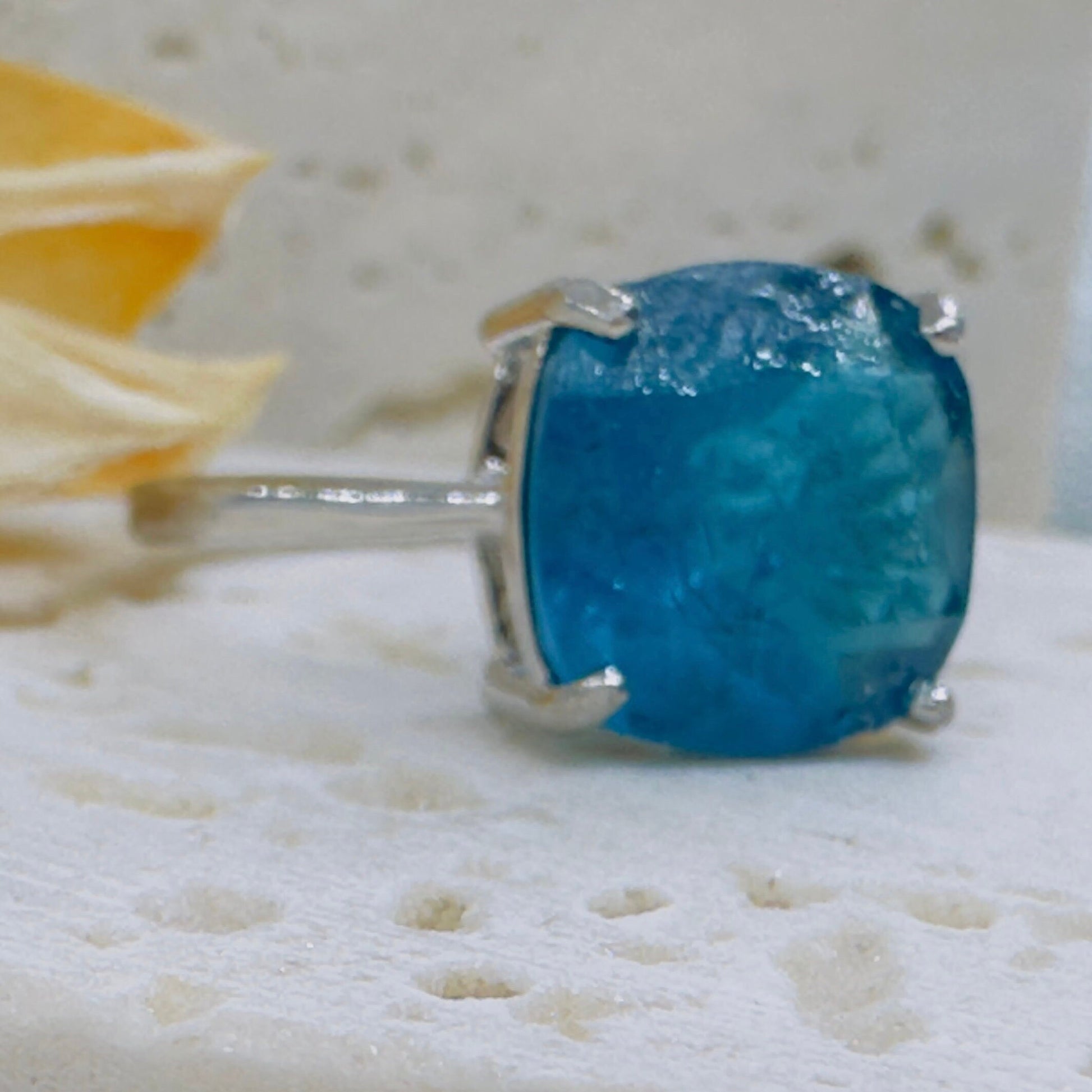 KEEPSAKE RING ~statement ring~ made with •cremation ashes•hair•fur•flowers•breast milk•fabric•beach sand•feathers ~forever in gems~