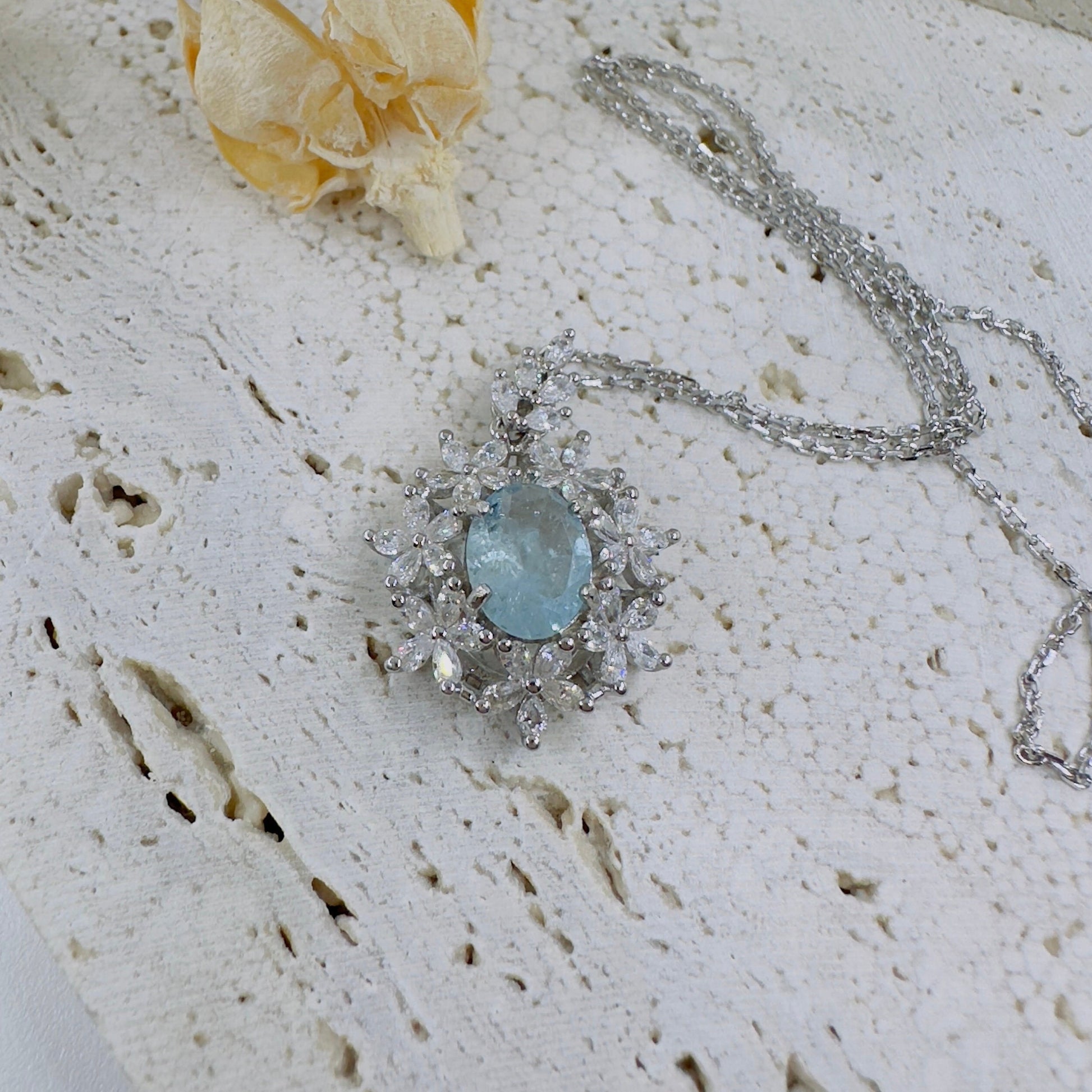 KEEPSAKE NECKLACE ~accented pendant~ made with •cremation ashes•hair•fur•flowers•breast milk•fabric•beach sand•feathers ~forever in gems~