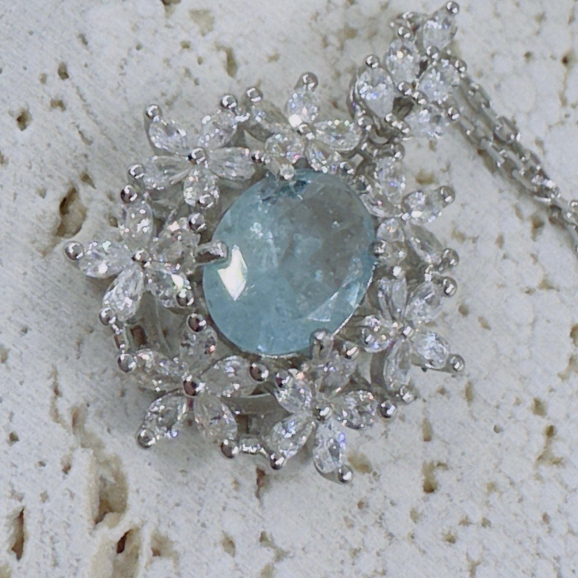 KEEPSAKE NECKLACE ~accented pendant~ made with •cremation ashes•hair•fur•flowers•breast milk•fabric•beach sand•feathers ~forever in gems~