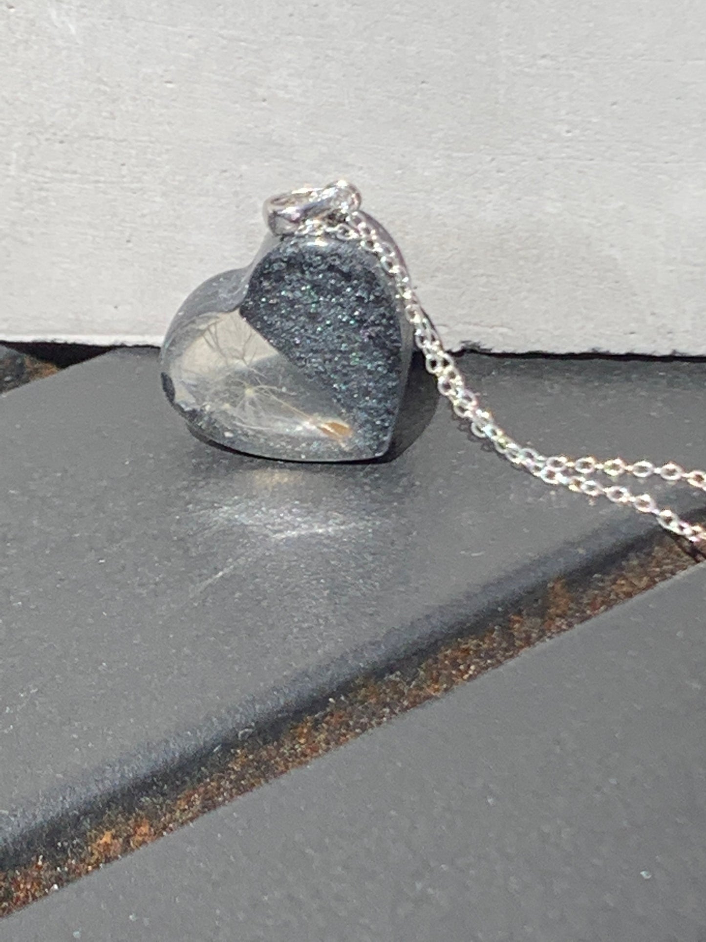 Wish With All My Heart * memorial necklace * memorial pendant * ashes pendant * pet ashes pendant * pet memorial pendant