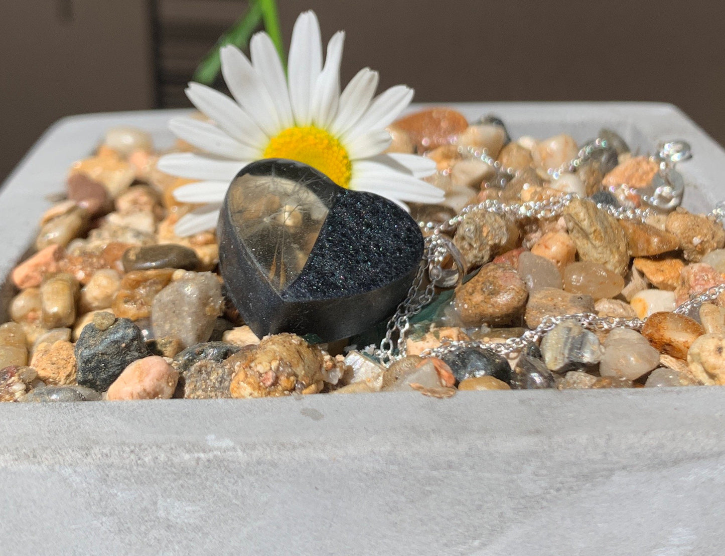 Wish With All My Heart * memorial necklace * memorial pendant * ashes pendant * pet ashes pendant * pet memorial pendant