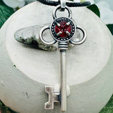 Load image into Gallery viewer, KEY - pendant keepsake - memorial specialized jewelry
