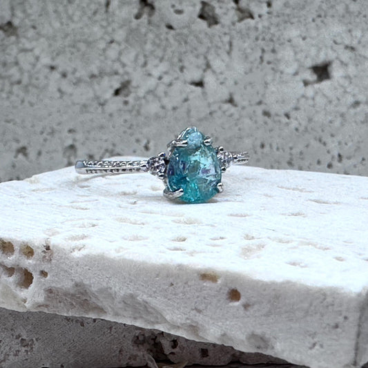 KEEPSAKE RING * memorial ring * gemstone made with ~ashes ~hair ~fur ~flowers ~feathers ~whiskers ~quills*choice of ~crystals ~opals