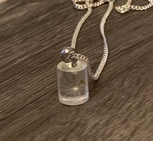 Load image into Gallery viewer, Always With Me * lock of fur pendant * lock of hair pendant * memorial jewelry * ashes jewelry * pet memorial * dandelion memorial
